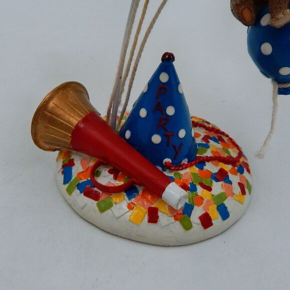 Fitz and Floyd Charming Tails You Give Me A Lift Birthday Figurine 89/164 Griff - Picture 7 of 11